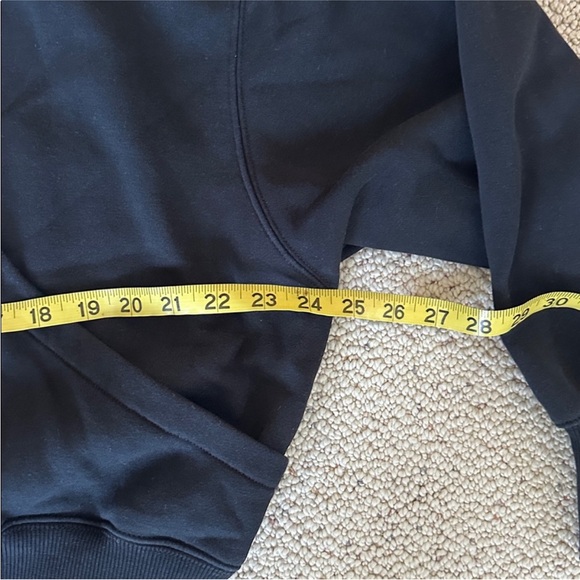 Nike Black Hoodie with White Logo - Picture 4 of 6